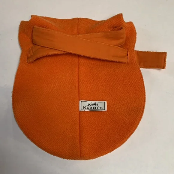 Hermes wool lining and cotton outer dog coat. - Picture 2 of 7